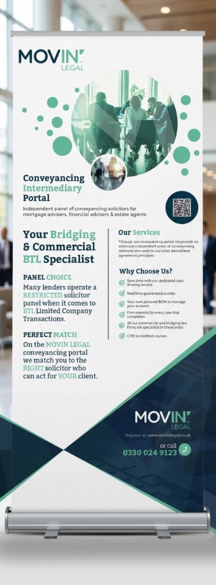 Movin banner Design and Print